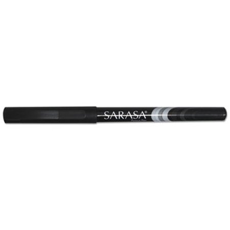 ZEBRA PEN 0.8 mm Sarasa Porous Pen, Fine Black - Dozen ZE471565